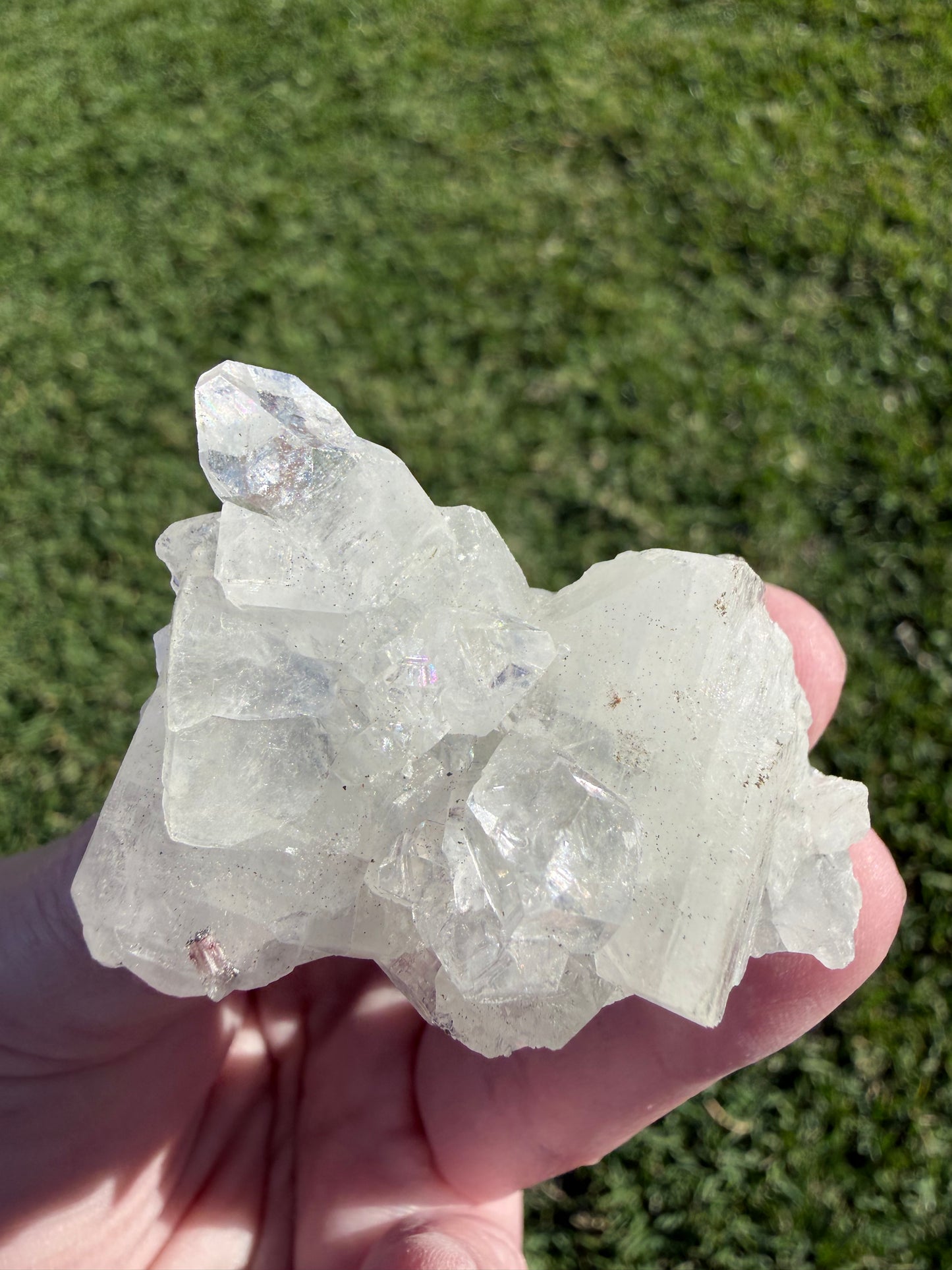 Jalgaon Apophyllite with White Stilbite & Chalcedony | 51g