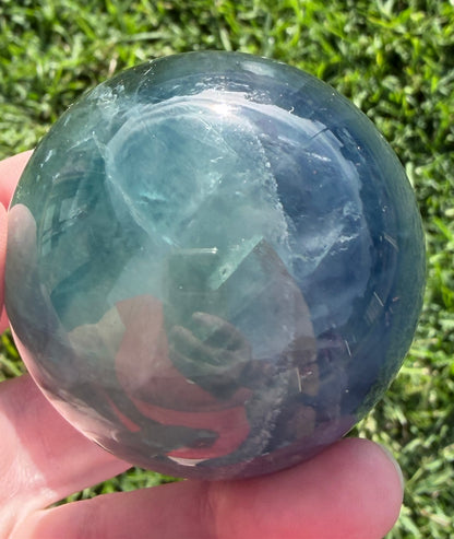 Blue Fluorite Sphere – 5.5cm | 274g