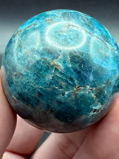 Blue Apatite Sphere 4.2cm