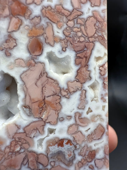 Pink Petal (Cotton Candy) Agate Statement Tower