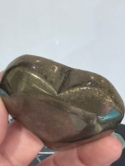 Pyrite Heart  5.8 cm A -