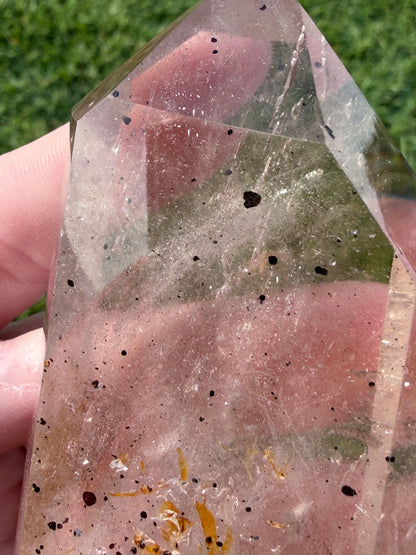 Smokey Clear Quartz Tower with Natural Inclusions – Madagascar | 212g