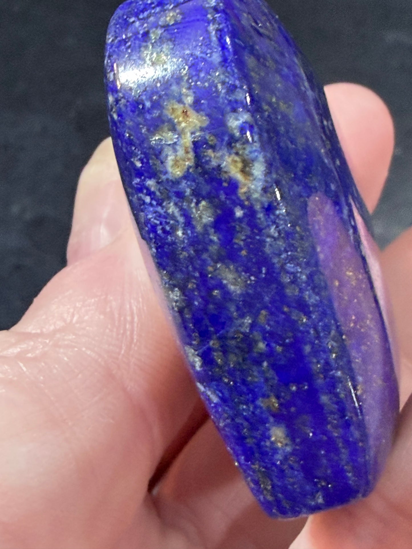 Natural Lapis Lazuli Heart with Pyrite | 4.8 cm | 61g C