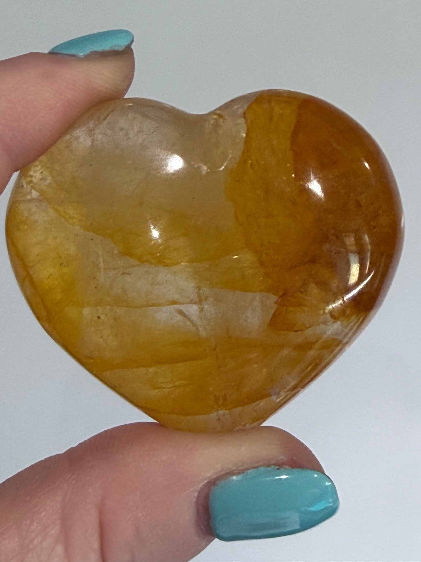Golden Healer Quartz Heart A - 5cm