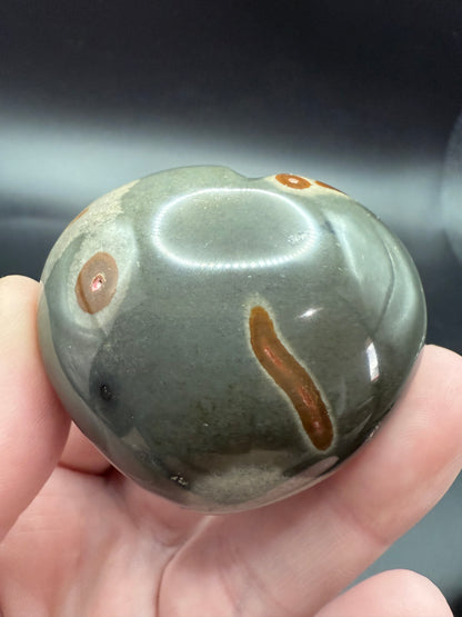 Polychrome Jasper Heart – 5 cm