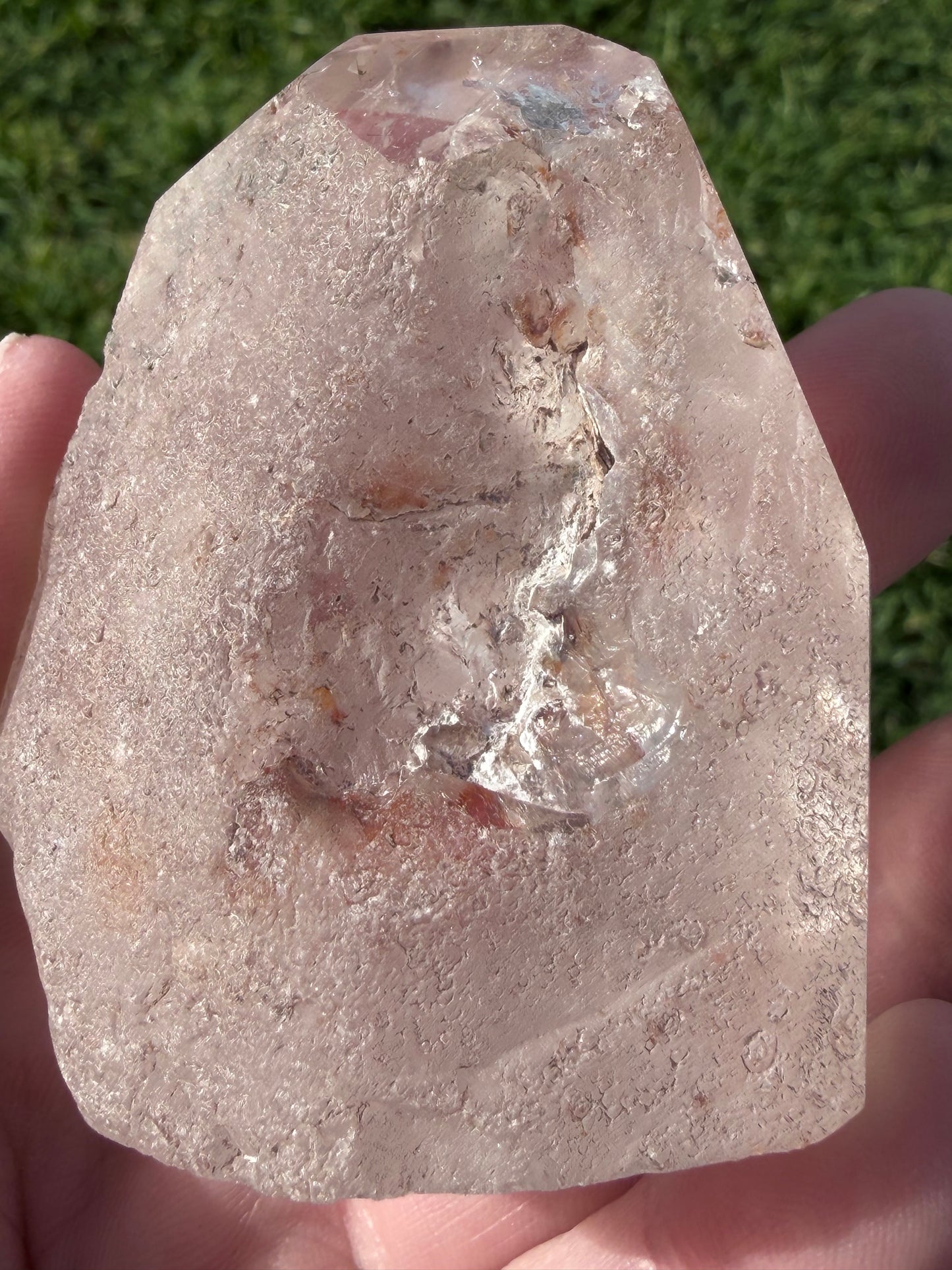 Included Clear Quartz Freeform – Madagascar Origin | Natural Inclusions | 135g