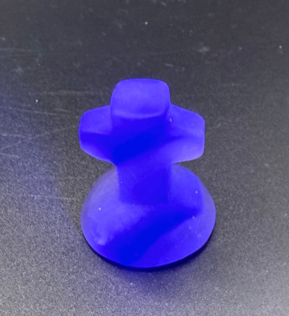 Purple Fluorite Cross Carving – 3.1cm