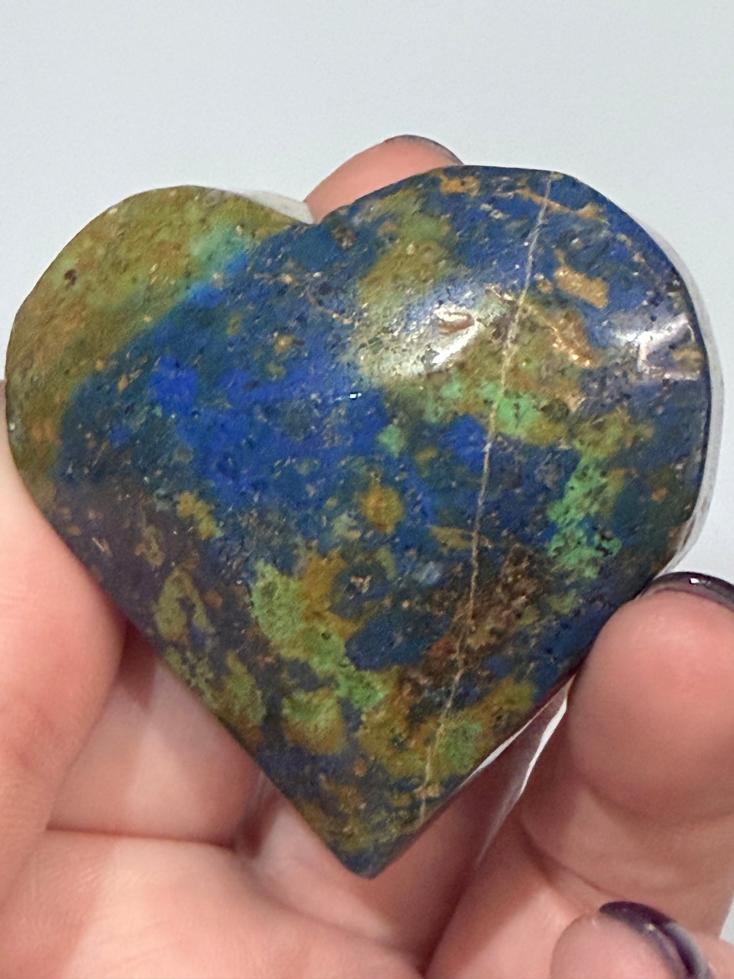 Chrysocolla Heart A
