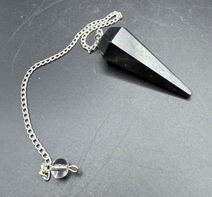 Shungite Pendulum – Protection • Grounding • Energy Clarity