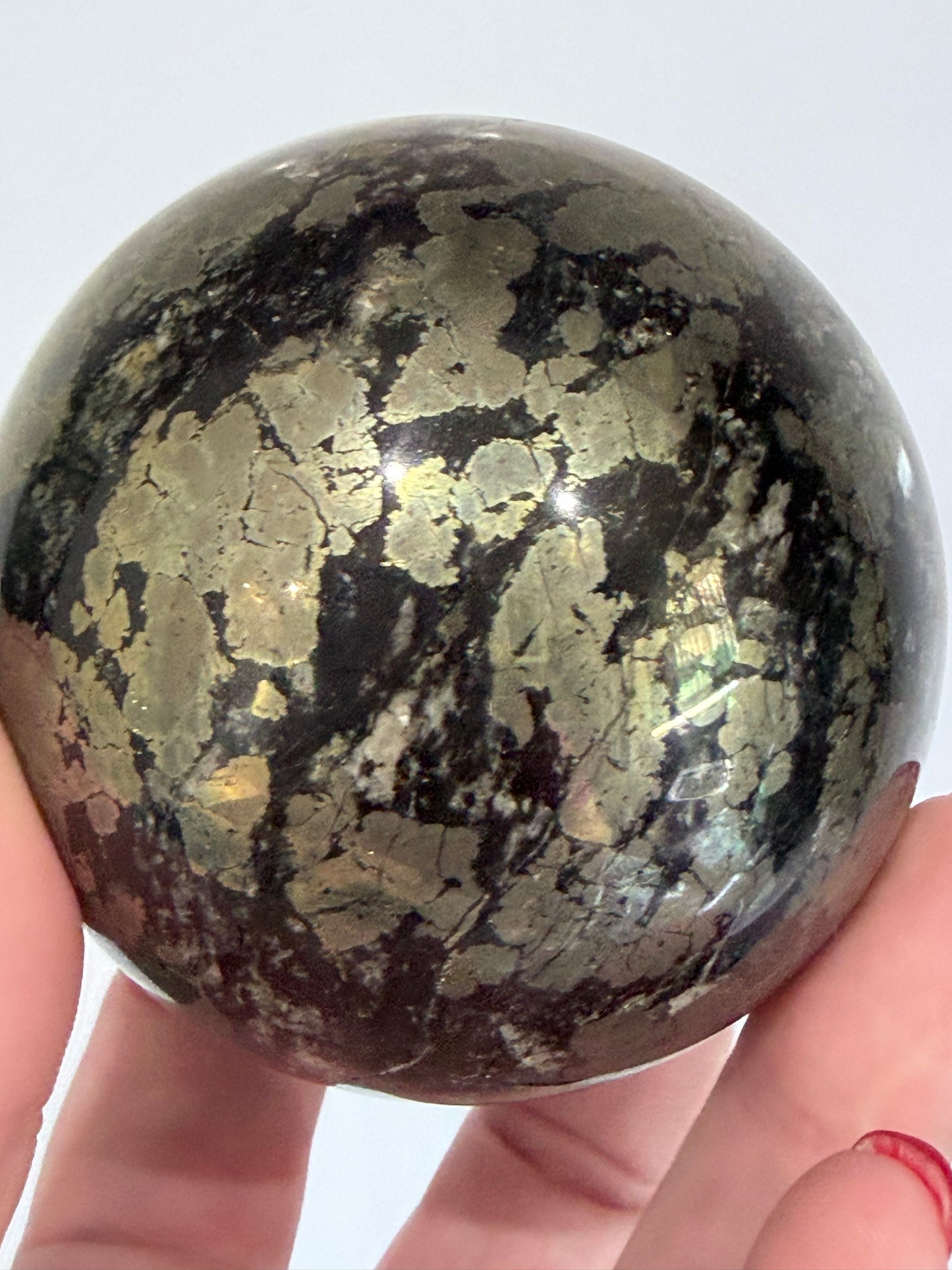 Pyrite Crystal Sphere – 6.7cm | 610g