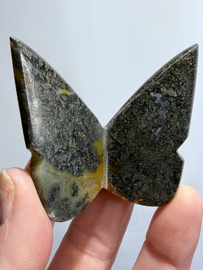 Indonesian Marcasite Butterfly Carving – 5cm (B)