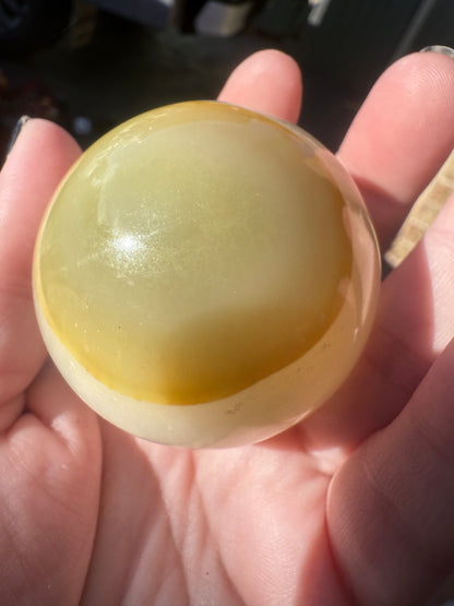 Green Onyx Sphere