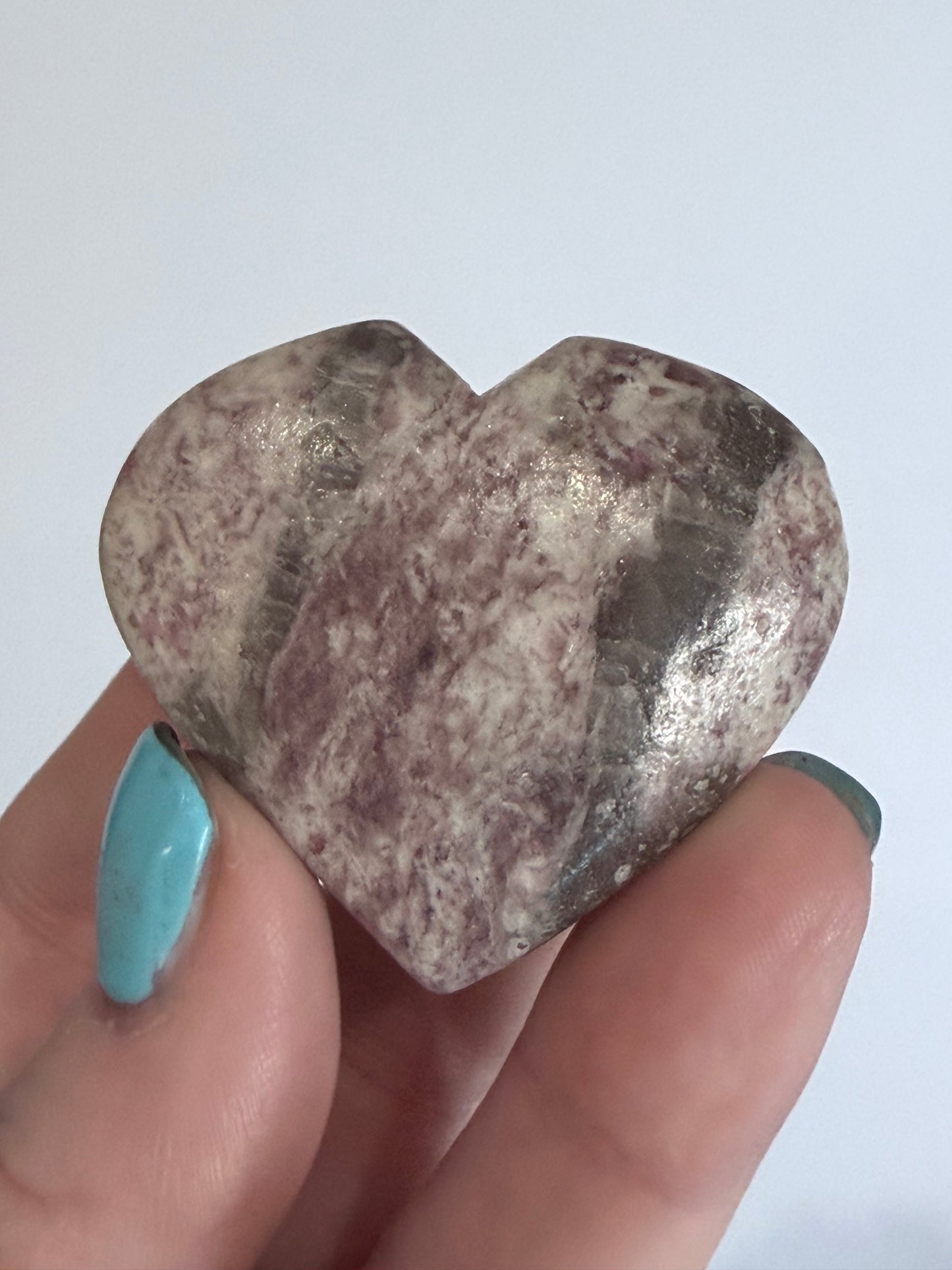 Pink Tourmaline in Matrix Heart B 4.5cm