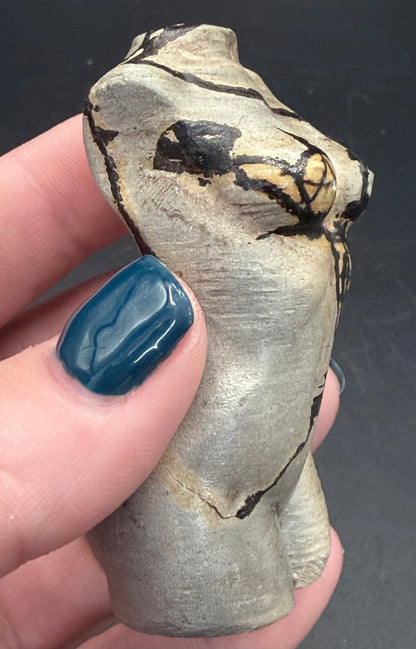 Picture Jasper Goddess Body Carving – Protection • Confidence • Earth Energy