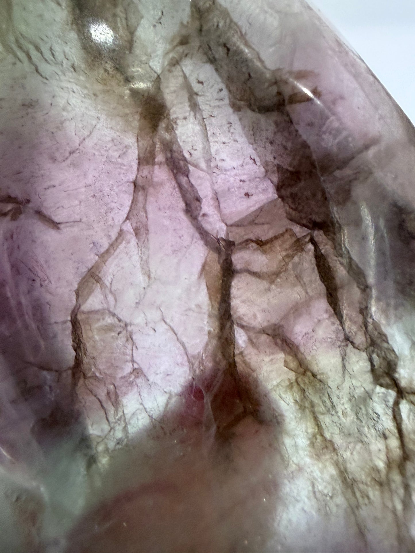 Dendritic Fluorite Butterfly Bowl – 338g