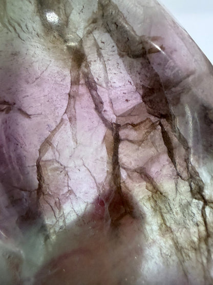 Dendritic Fluorite Butterfly Bowl – 338g