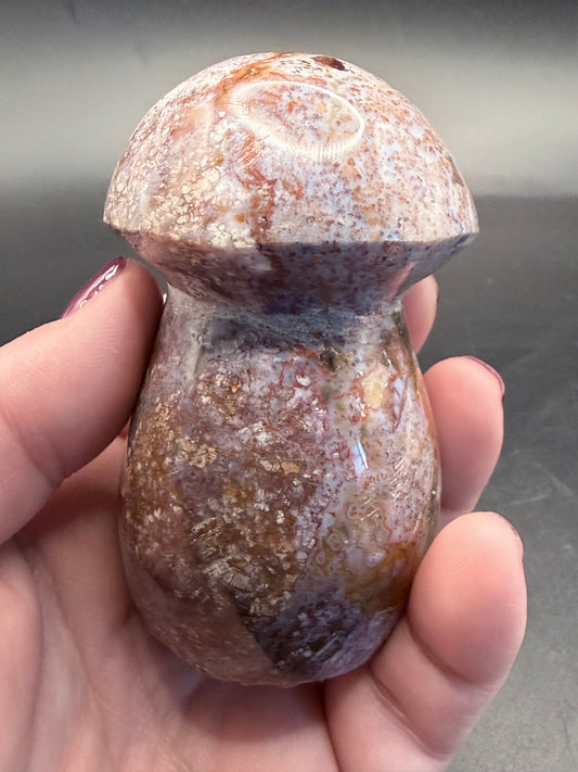 Ocean Jasper Mushroom Carving