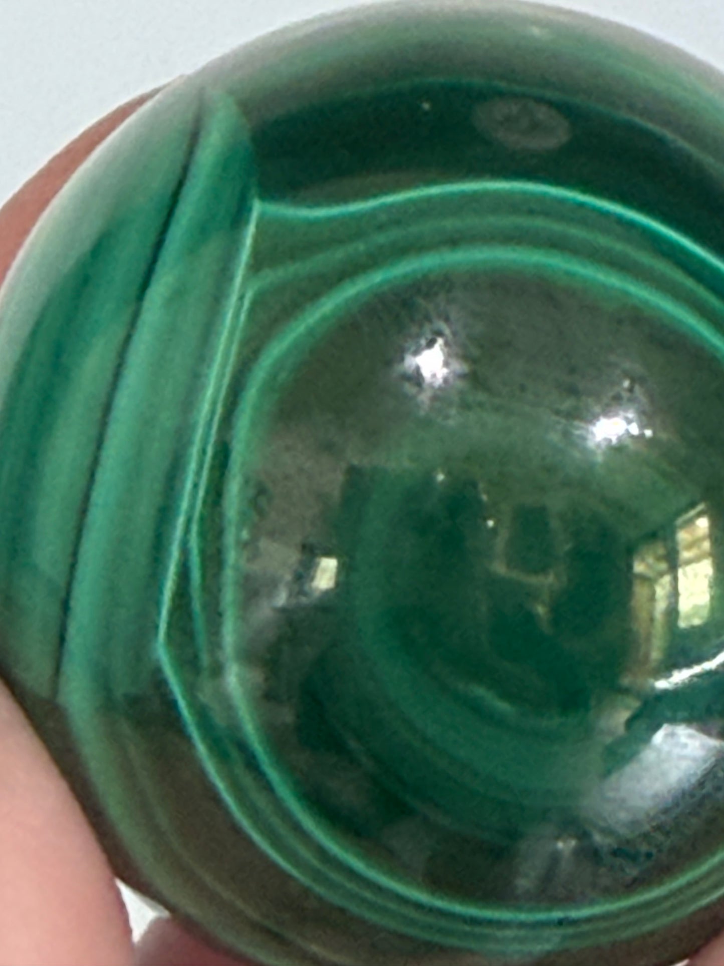 Malachite Sphere Premium– Exceptional Banding | Madagascar 3.5cm -