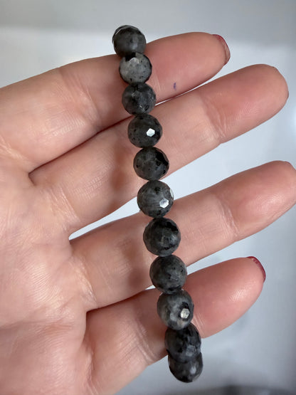 8mm Larvikite Faceted Bracelet

Grounding • Protection • Mental Clarity