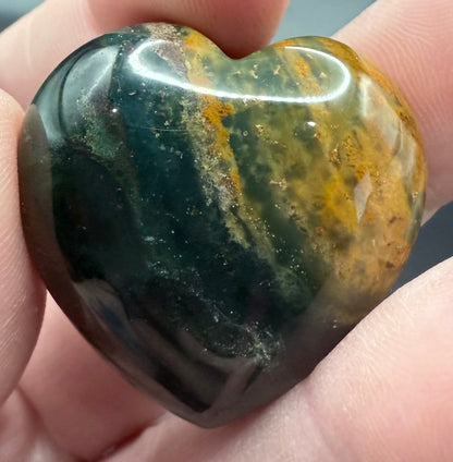 Ocean Jasper Heart – 3 cm