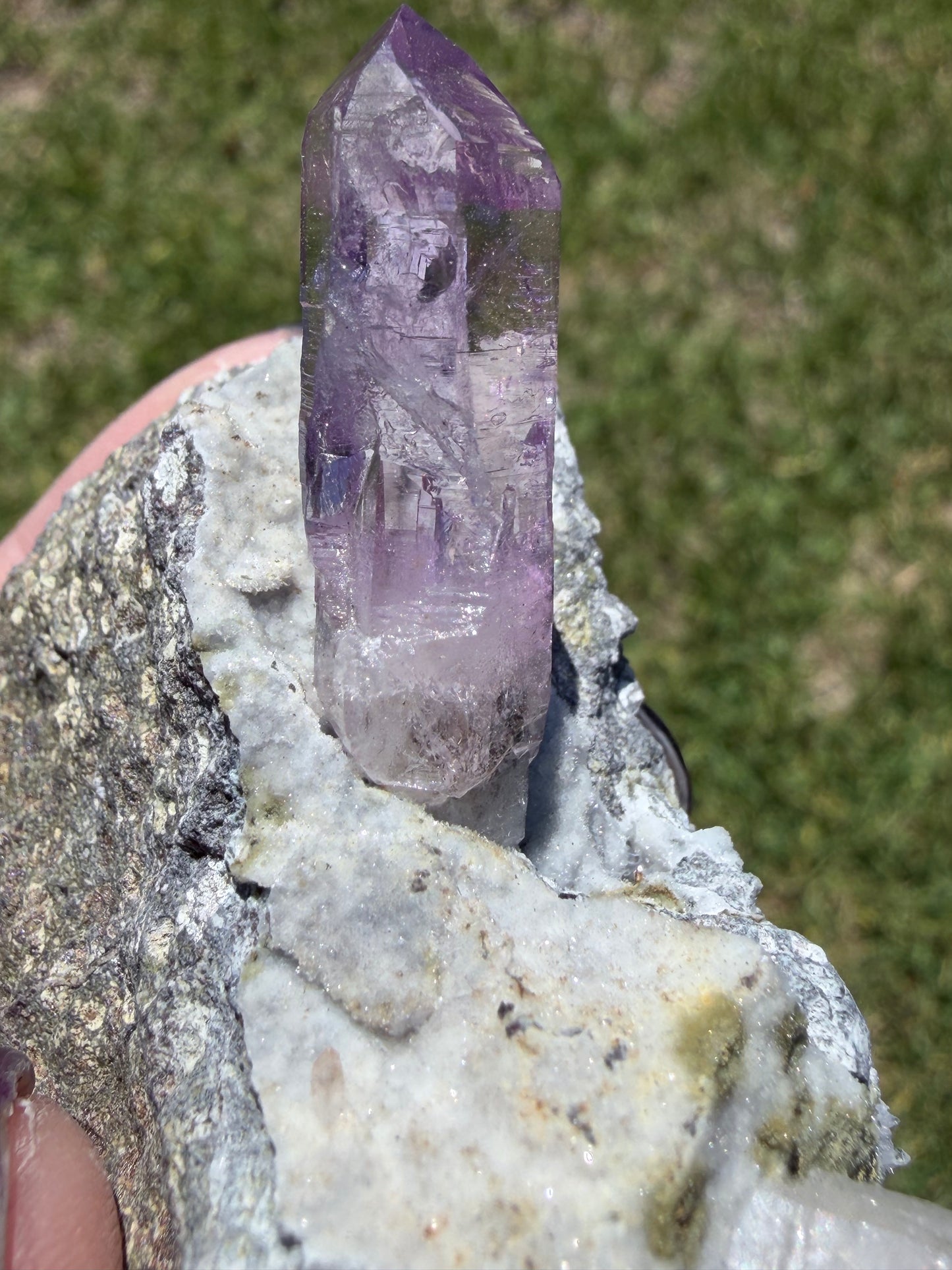 Vera Cruz Amethyst on Matrix – Collector / Display Grade 106g - Crystal wonderland By Lisa