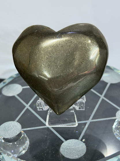 Pyrite Heart  5.8 cm A -