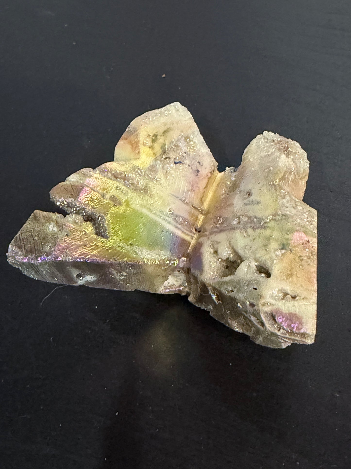 Aura-Coated Sphalerite Butterfly B