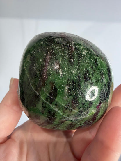 Ruby in Zoisite Skull (UV Reactive) – Large | 757g