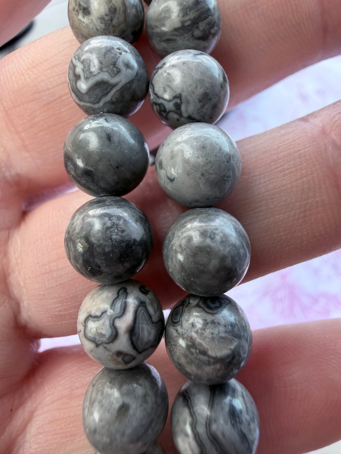 Picasso Jasper Bracelet 8mm