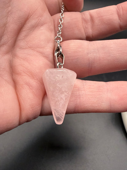 Rose Quartz Pendulum