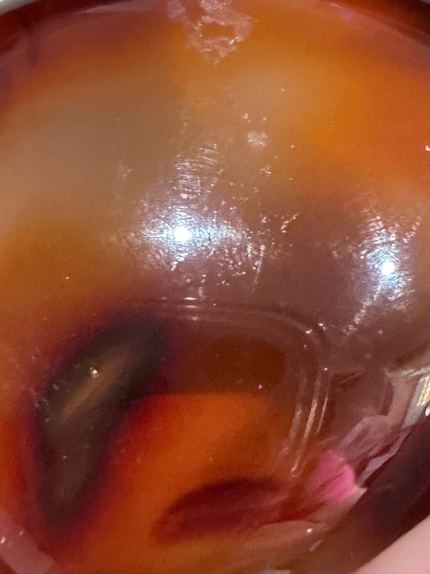 Carnelian Agate Heart with Natural Geode B -