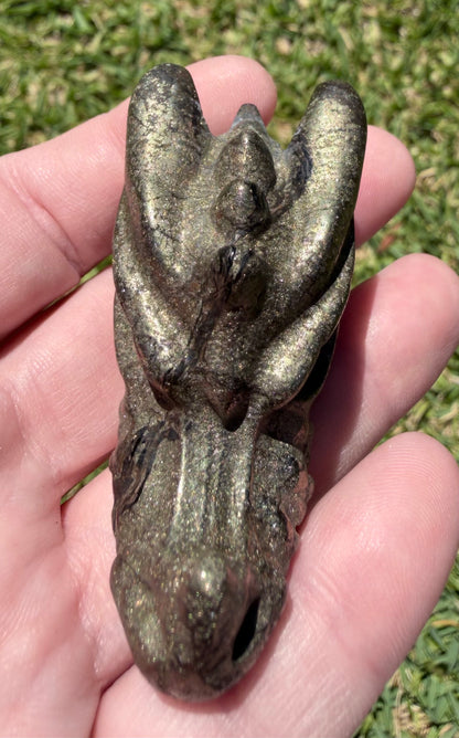Pyrite Dragon Head