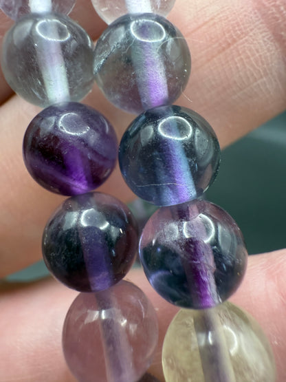 Rainbow Fluorite 8mm Bracelet
