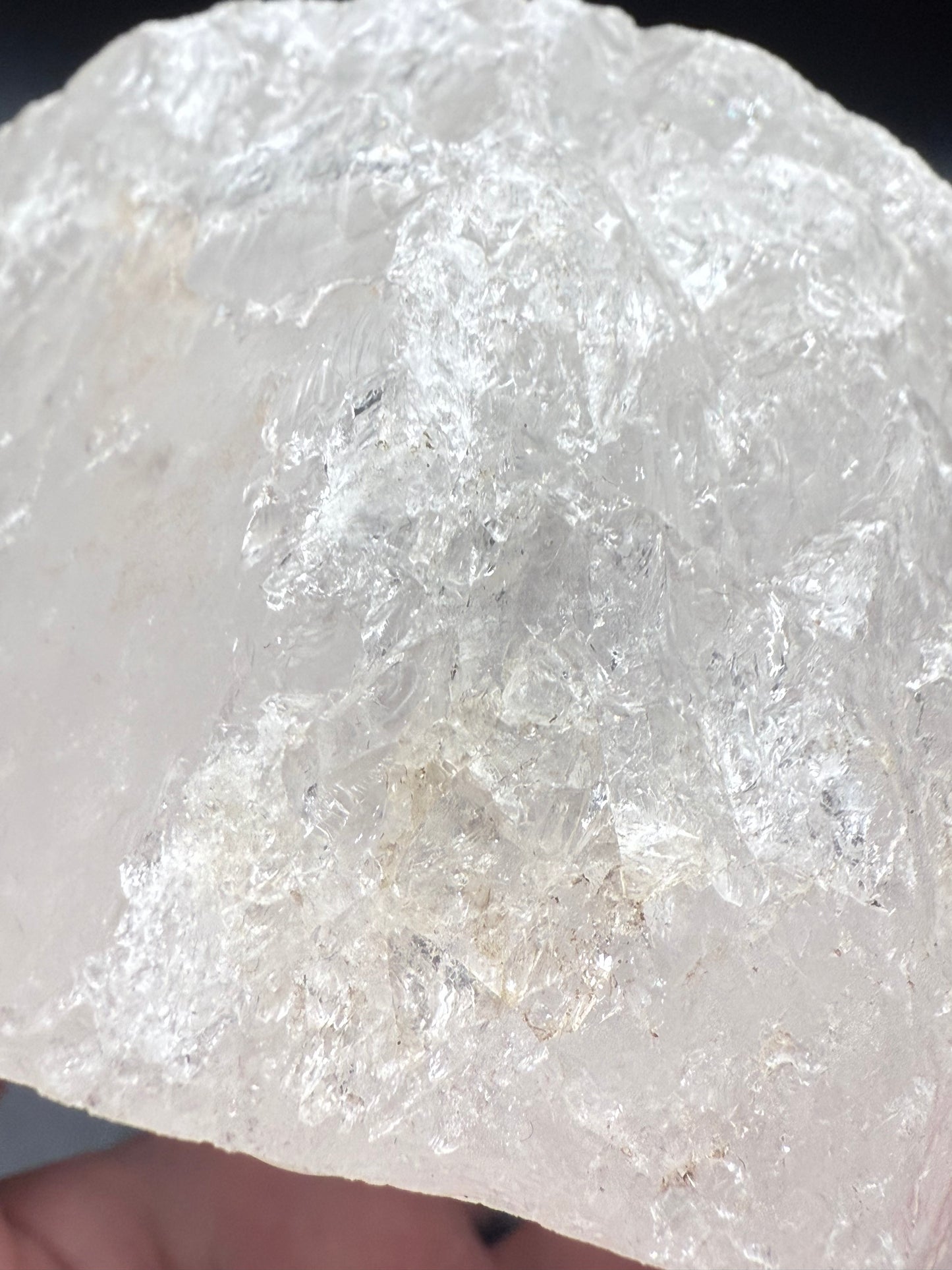 Clear Quartz Raw Candle Holder