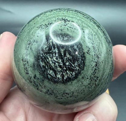 Green Hair Jasper Sphere – 6.3cm