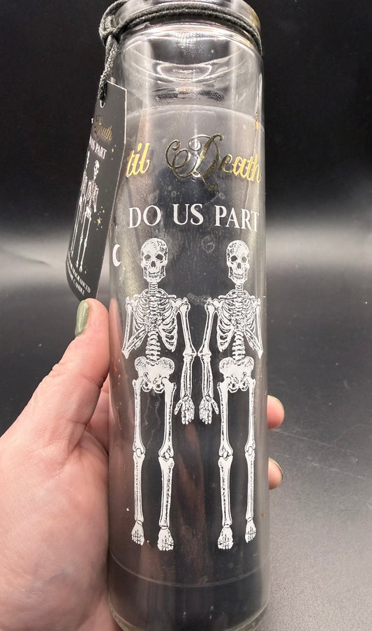 Til Death Do Us Part Amber Noir Tube Candle