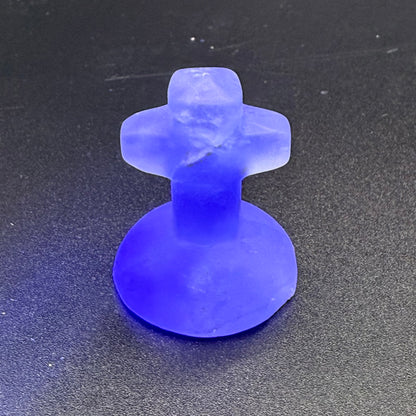 Green Fluorite Cross Carving – 3.1cm