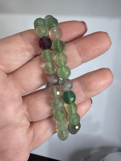 8mm Fluorite Faceted Bracelet

Clarity • Focus • Energy Balance