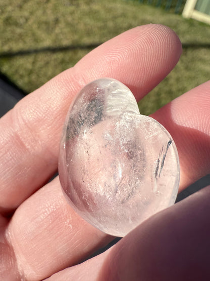Clear Quartz Heart – 3cm (Intuitively Chosen)