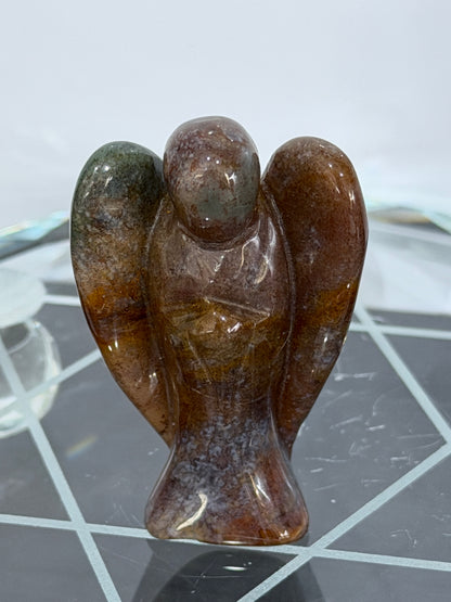 Ocean Jasper Angel Carving – 5cm  A