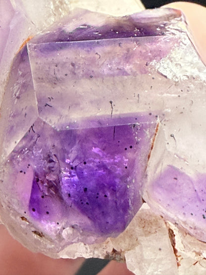 included Amethyst with Multi termination - Crystal wonderland By Lisa