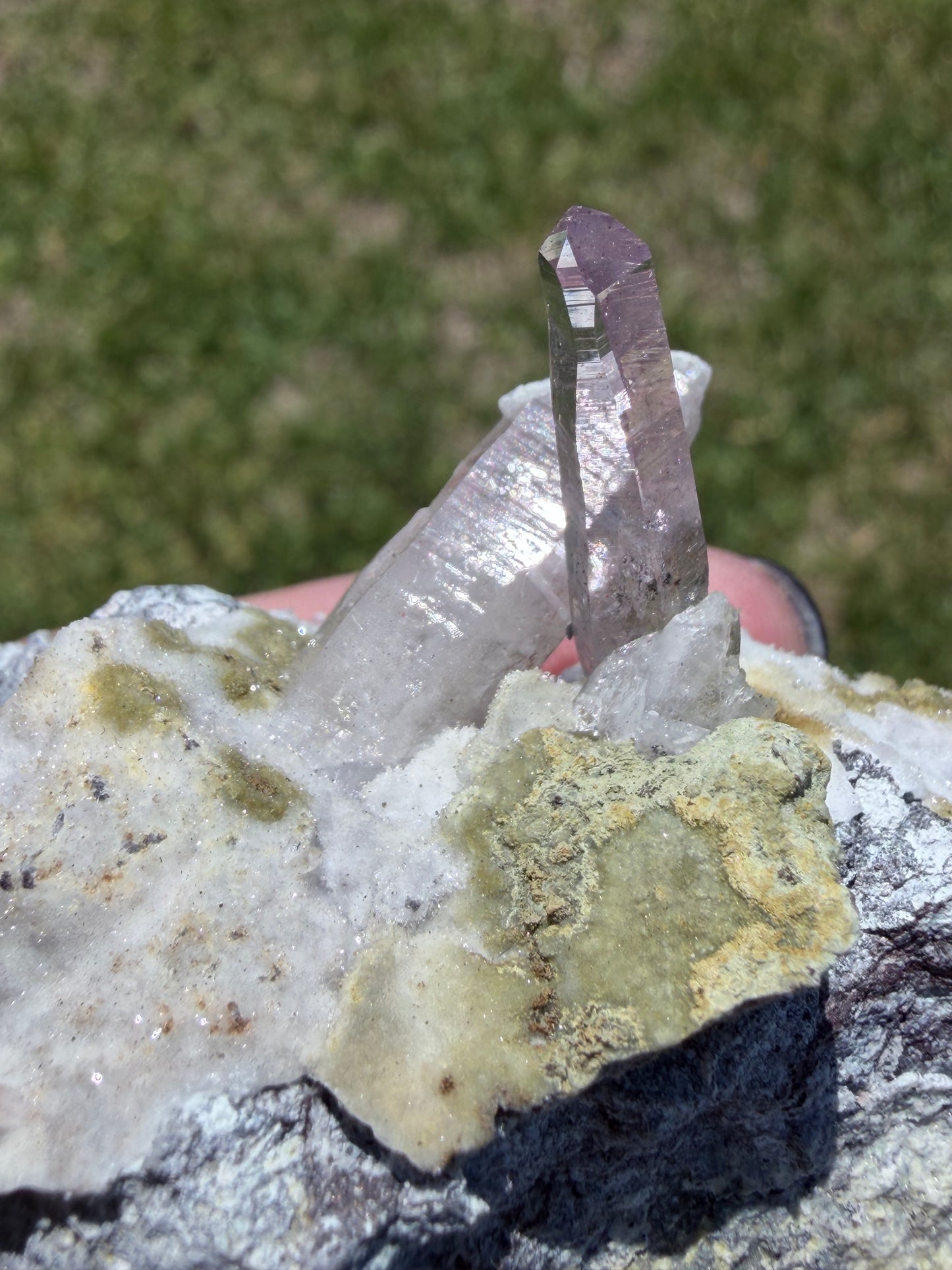 Vera Cruz Amethyst on Matrix – Collector / Display Grade 106g - Crystal wonderland By Lisa