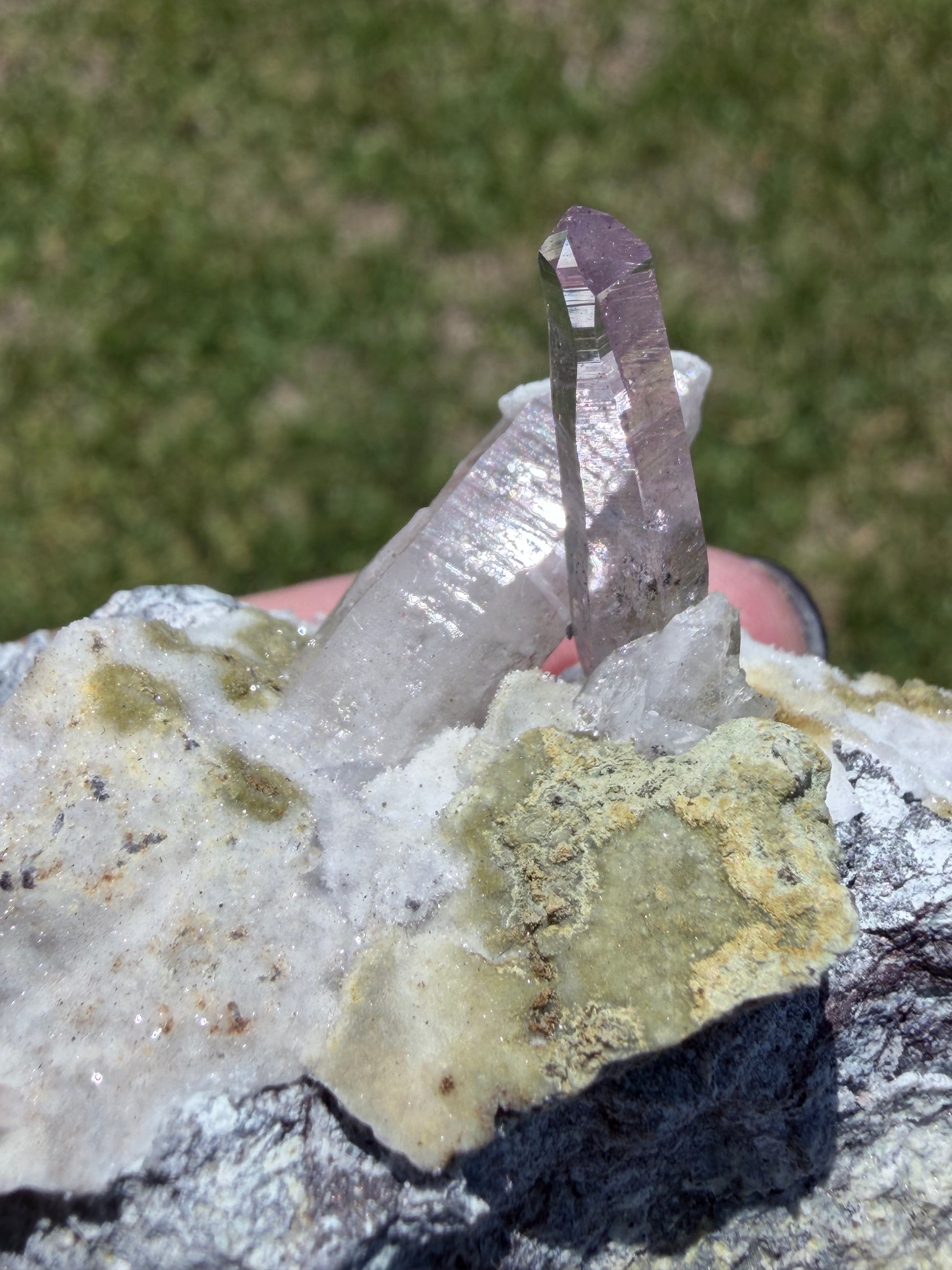 Vera Cruz Amethyst on Matrix – Collector / Display Grade 106g - Crystal wonderland By Lisa