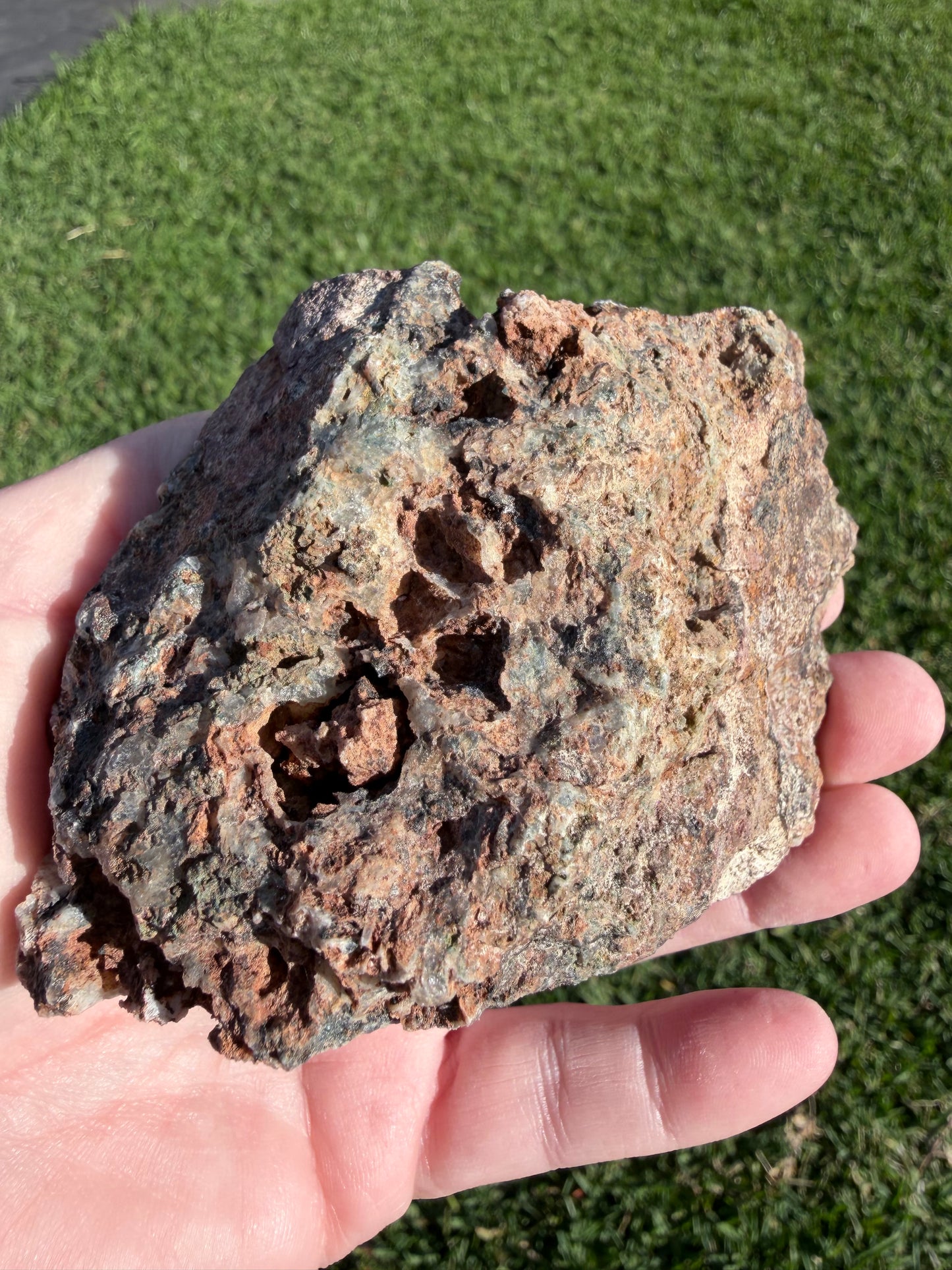 Pink Amethyst with Moss Inclusions Freeform 340g | Rare Druzy Specimen