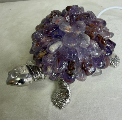 Amethyst Turtle Colour Changing USB Lamp