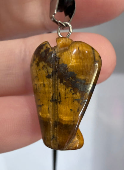 Tiger’s Eye Angel Crystal Pendant – 2.2 × 1.6 cm