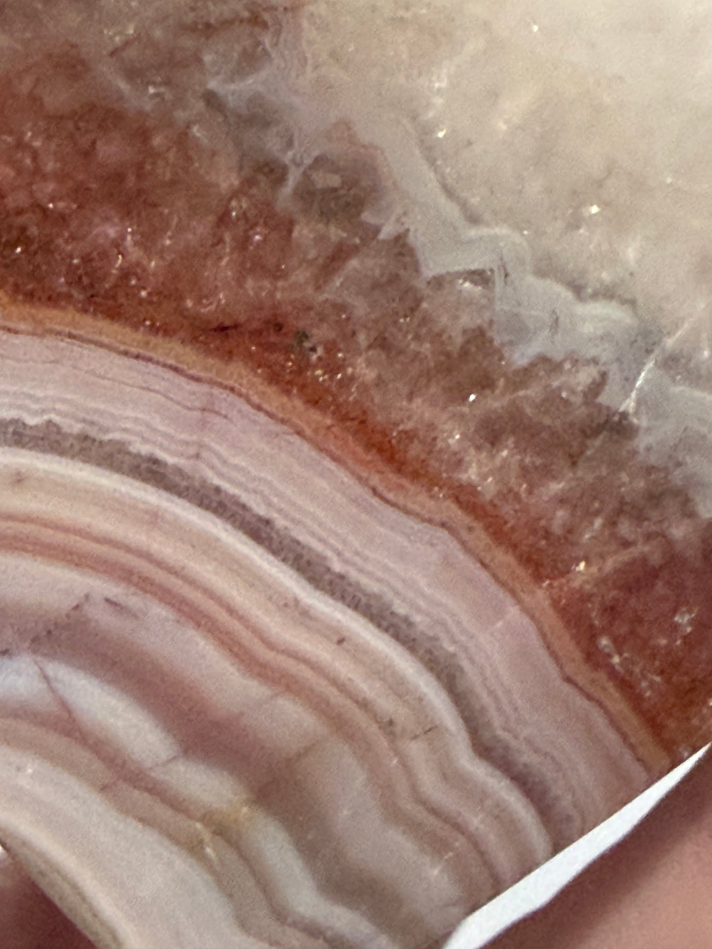 Amethyst & Banded Agate Heart 93g | 6.3 × 5.7 cm | Self-Standing G