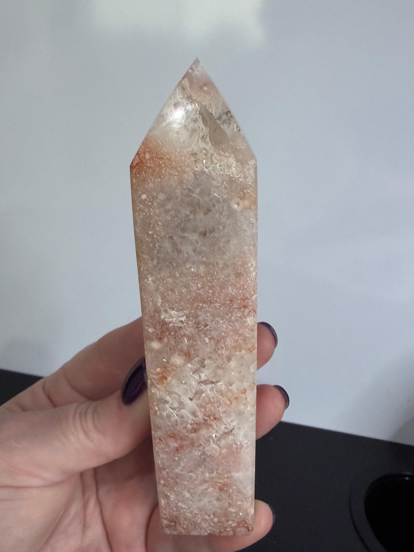 Pink Amethyst Quartz-Rich Tower 14.2cm 300g