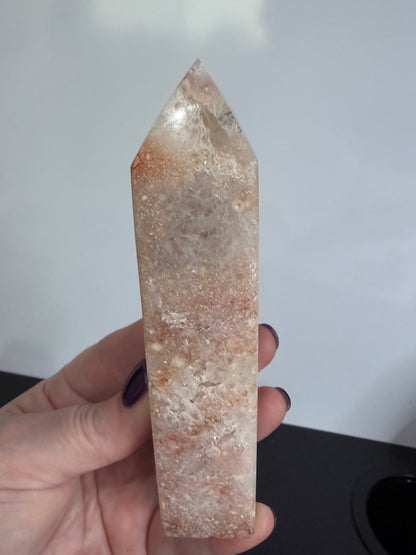 Pink Amethyst Quartz-Rich Tower 14.2cm 300g