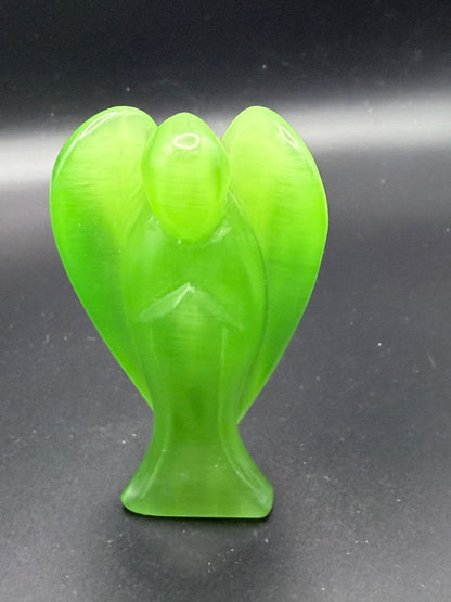 Lime Green Cats eye Angel